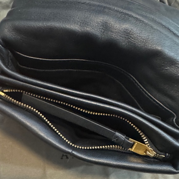 All Saints Ezra Stud Black Leather Crossbody bag - Picture 8 of 10